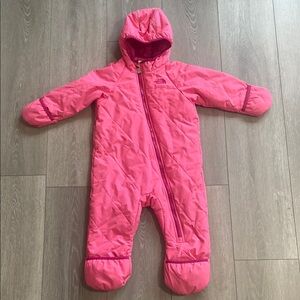 North Face Kids Girls Snow Suit One Piece Full Body Winter Girls Sz 18 24 Months
